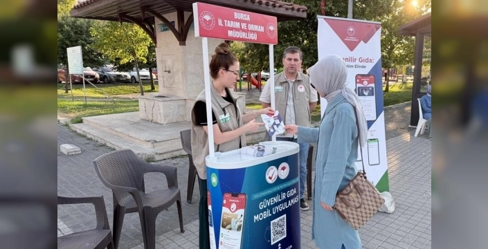 Bursa'da gıda güvenliği için mobil uygulama lansmanı