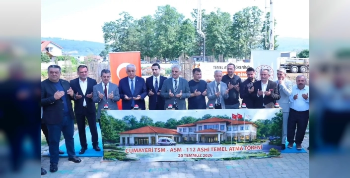 Cumayeri entegre sağlık tesisi için temel atıldı