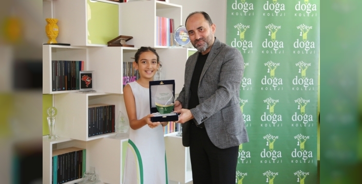 Doğa Koleji öğrencisi, TEKNOFEST ödülünü Gazze'deki çocuklara bağışlayacak