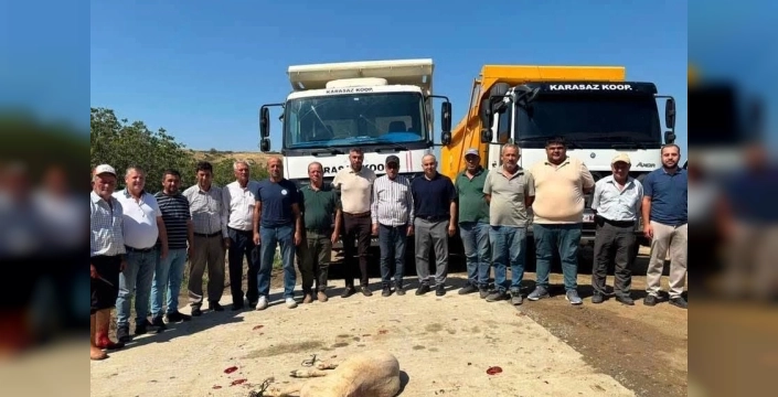 Edirne'de Altınyazı Karasaz Sulama Kooperatifi'ne yeni kamyon takviyesi