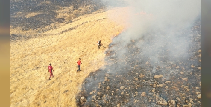Elazığ'daki örtü yangını kontrol altına alındı