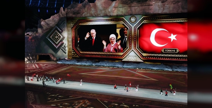 Erdoğan, Bişkek'te Göçebe Oyunları açılışına katıldı