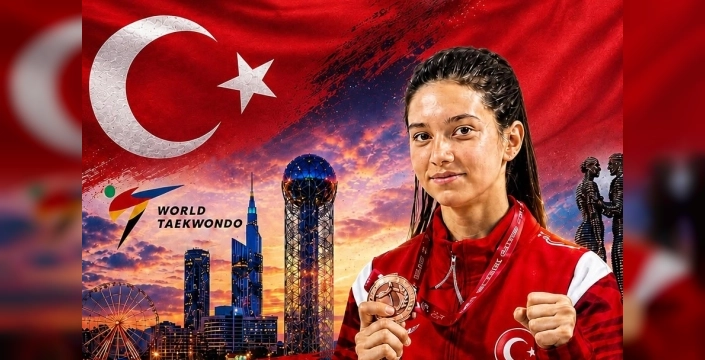 Eslin Göktepeli, Gürcistan'da bronz madalya kazanarak gururumuz oldu
