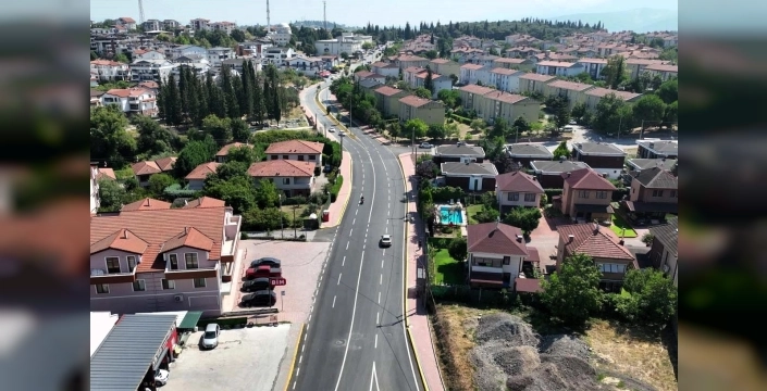 Gölcük Örcün yolu yenilendi, konfor arttı