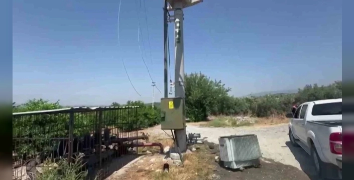Hatay'da trafoyu çalan hırsızlar, narenciye bahçelerini susuz bıraktı
