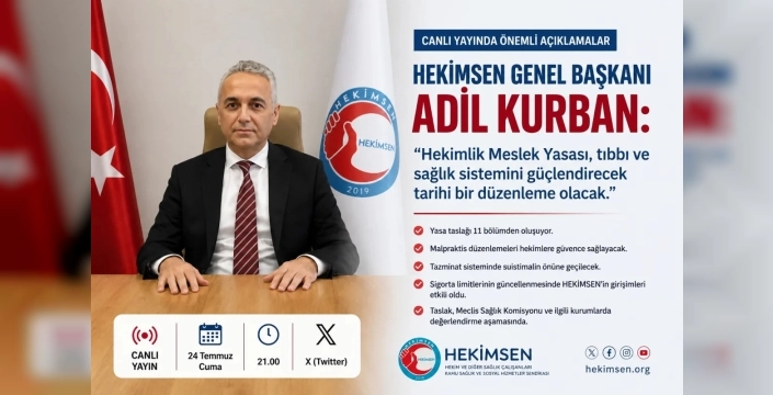 Hekimler için meslek yasası ve malpraktis düzenlemeleri hazır