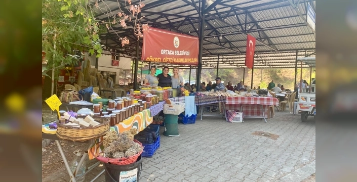 Kadın üreticiler için Muğla'da ilk pazar kuruldu