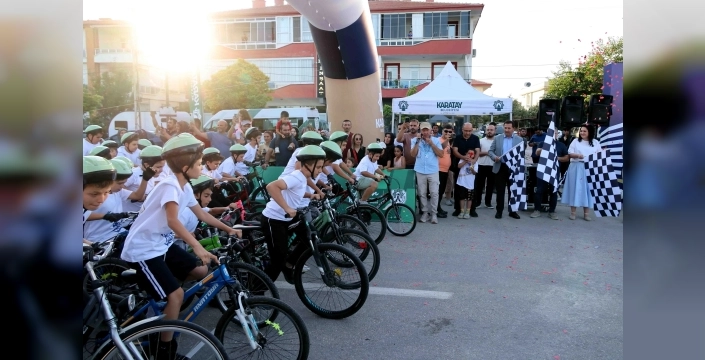 Karatay'da 11. bisiklet yarışı yapıldı