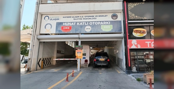 Kayseri'de yenilikçi otopark sistemi devreye alındı