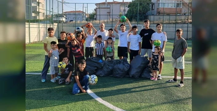 Keşan'da minik yüreklerden çevreye duyarlılık, tatlı bir sürprizle taçlandı