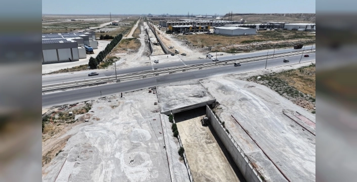 Konya'da Keçili Kanalı'nda ıslah çalışmaları devam ediyor