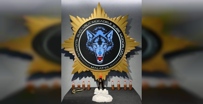 Malatya'da uyuşturucu operasyonu: 4 kilo 875 gram metamfetamin ele geçirildi