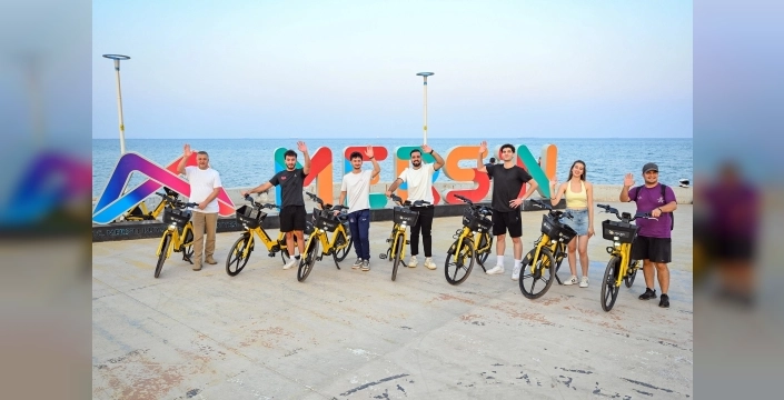 Mersin'de gençler, elektrikli bisiklet sistemine yoğun ilgi gösteriyor
