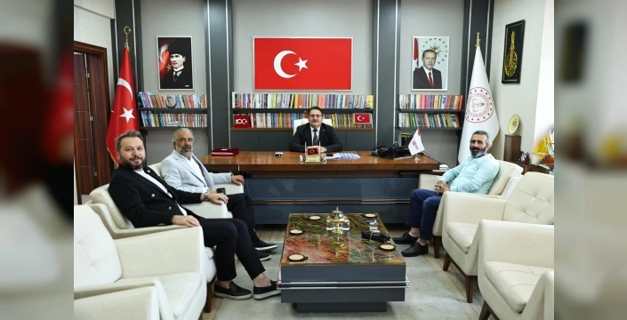 Mesleki eğitim için oda başkanları il müdürünü ziyaret etti