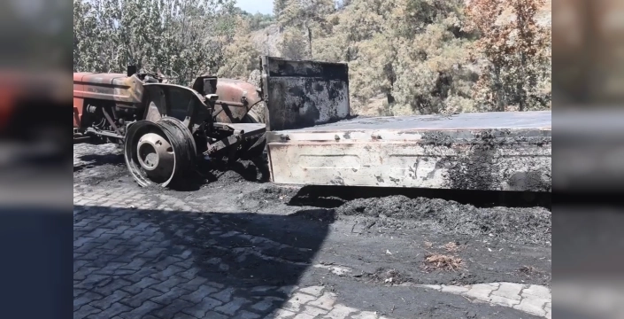 Muğla Belediyesi, Seydikemer'deki yangın sonrası hasar tespit çalışmalarına başladı