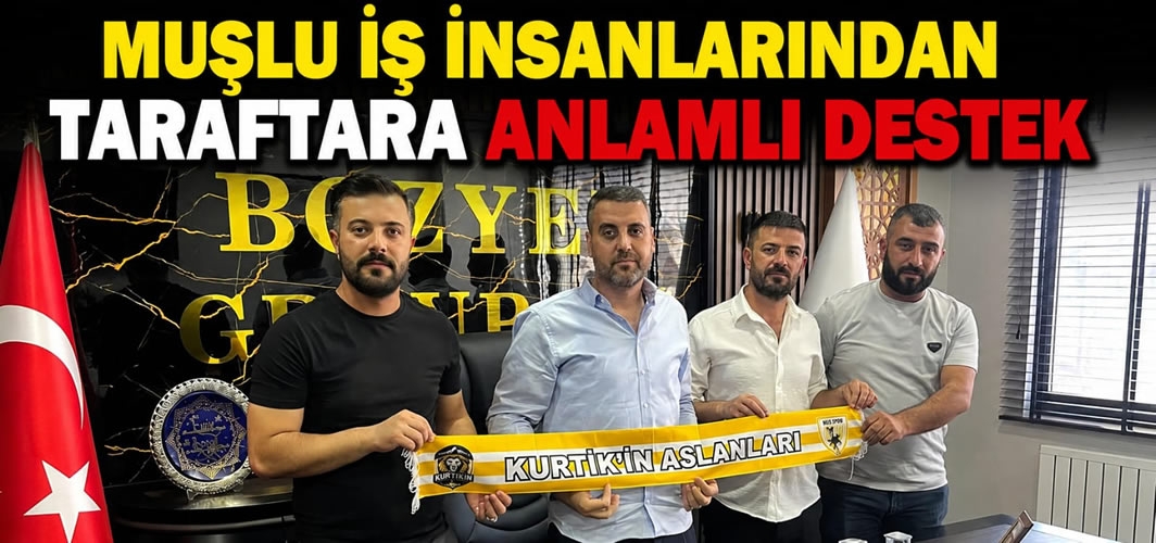 Muşlu İş İnsanlarından Taraftara Anlamlı Destek