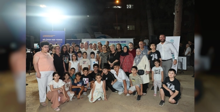 Nilüfer Belediyesi, Fethiye Mahallesi'nde akşam çayı buluşması düzenledi
