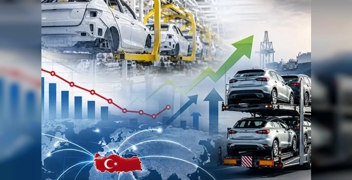 Otomotivde üretim düştü, ihracat arttı
