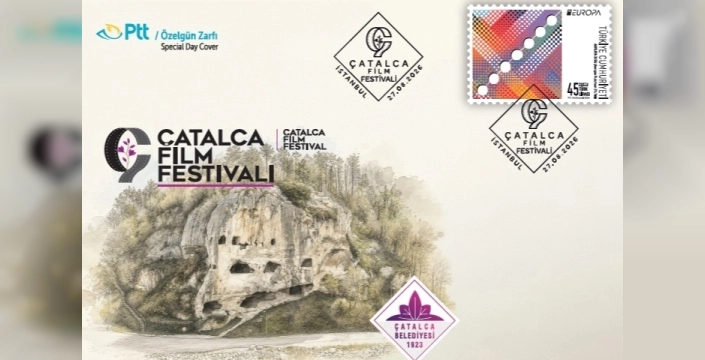 PTT, Çatalca Film Festivali'ne özel zarf çıkardı