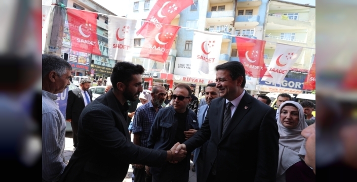 Saadet Partisi Iğdır il binası açıldı