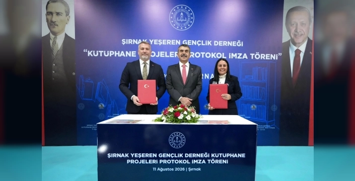 Şırnak'ta öğrencilerin okuma kültürü için kütüphane protokolü imzalandı