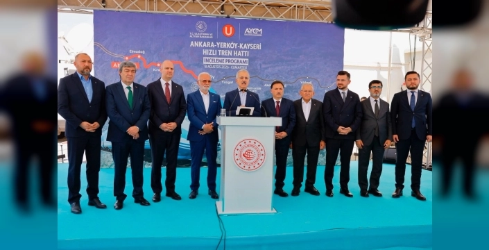 Ulaştırma Bakanı Uraloğlu, Kayseri YHT hattını inceledi