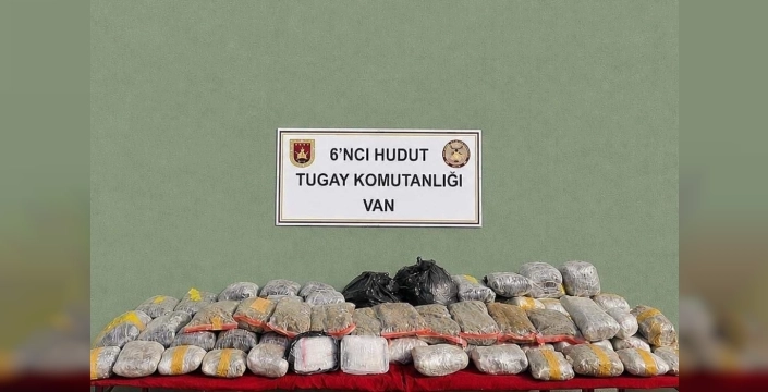 Van'da uyuşturucu operasyonunda 51 kilo madde ele geçirildi
