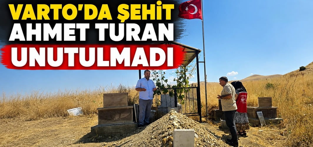 Varto’da Şehit Ahmet Turan Unutulmadı