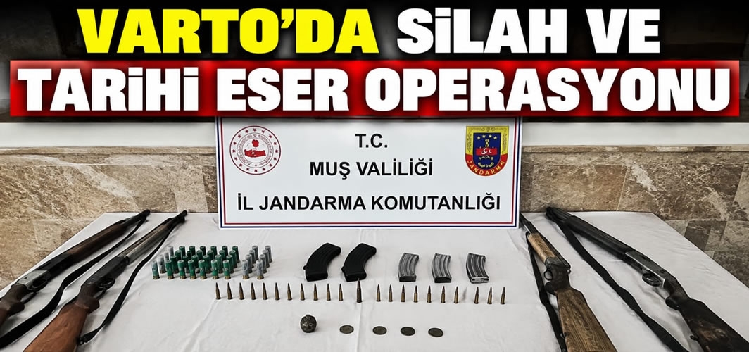 Varto'da Silah Ve Tarihi Eser Operasyonu