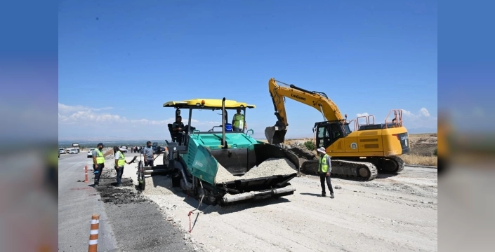 Yaka bağlantı yolu Malatya'da tamamlanma aşamasında