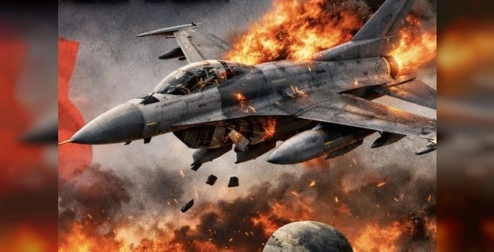 Yalova'da F-16 savaş uçağı eğitim sırasında kaza geçirdi