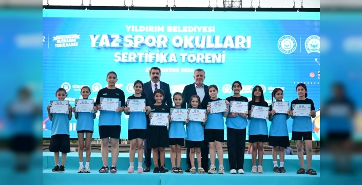 Yıldırım'da 36 bin 818 çocuğa spor eğitimi verildi