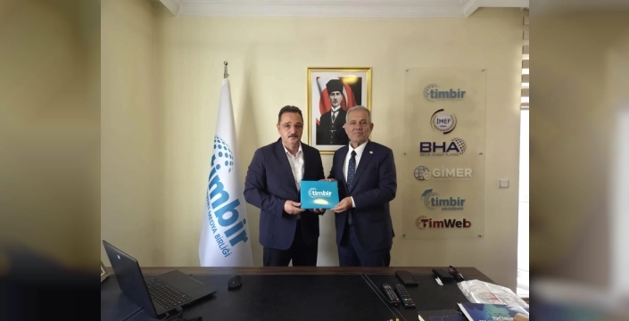Yılmaz Karaca, TİMBİR Genel Başkanı'nı ziyaret etti