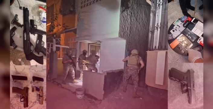 Adana'da düzenlenen 'Şimşekler' operasyonunda 64 kişi gözaltına alındı