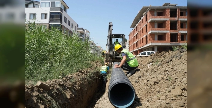 Altınkum'da kanalizasyon altyapısı yenilendi