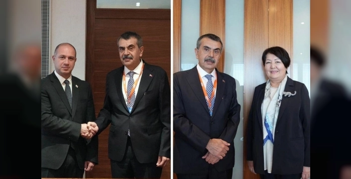 Bakan Tekin'den iki ülkeyle eğitimde iş birliği adımı
