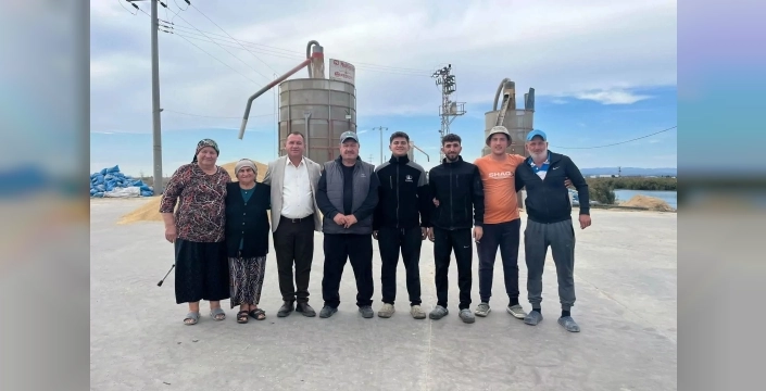 Başkan Köprü, çeltik hasadını yerinde inceledi