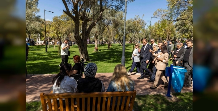 Buca'nın eski atıl alanı halk parkı oldu
