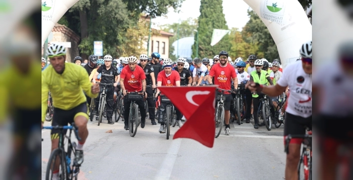 Bursa'da bisiklet turuyla çevre bilinci artırıldı