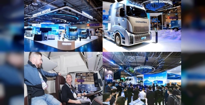 Dongfeng, Hannover'de hidrojenli araçlarını tanıttı