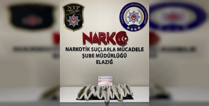 Elazığ'da uyuşturucu operasyonu: 1 tutuklama