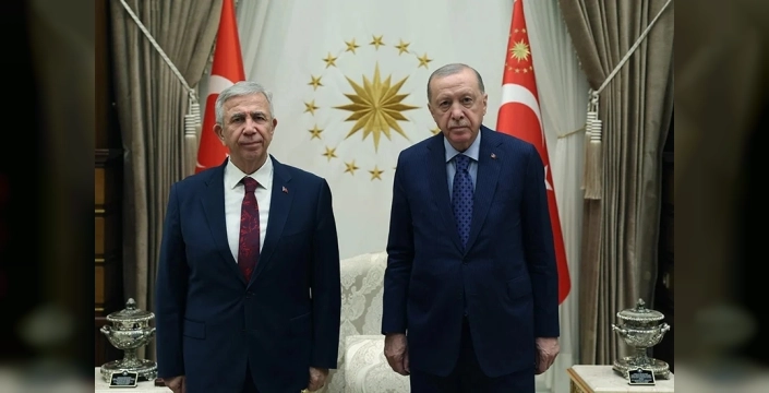 Erdoğan, Mansur Yavaş'ı kabul etti
