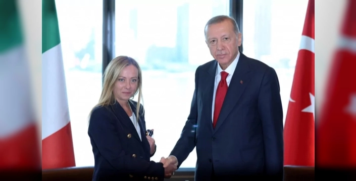 Erdoğan, Meloni'yi başbakanlık unvanı dolayısıyla tebrik etti