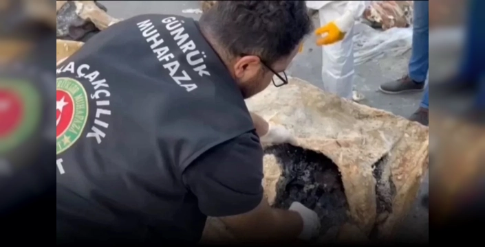 Esenboğa'da 31 kilodan fazla metamfetamin yakalandı