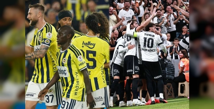 Fenerbahçe ile Beşiktaş derbi için sahaya çıkıyor