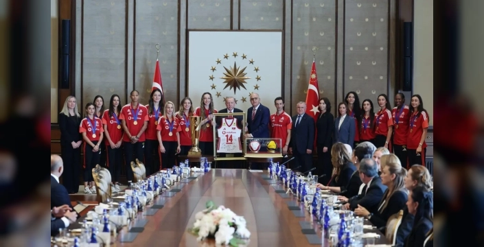 Filenin Sultanları, Cumhurbaşkanlığı Külliyesi'nde kabul edildi