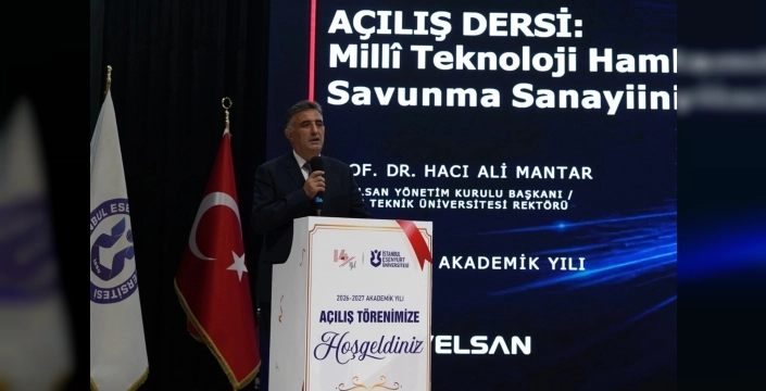 GTÜ Rektörü Esenyurt Üniversitesi'nde ders verdi
