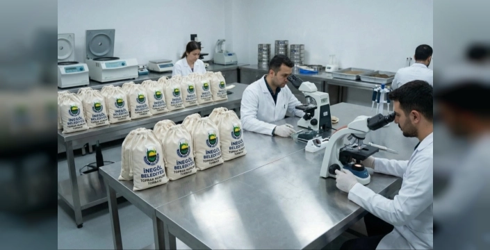 İnegöl'de toprağın röntgeni çekiliyor