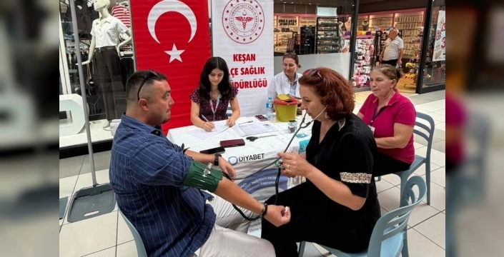Keşan'da halk sağlığı taraması yapıldı