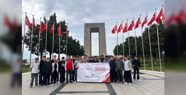 Keşanlı gençler, Çanakkale’de tarihi anma programına katıldı